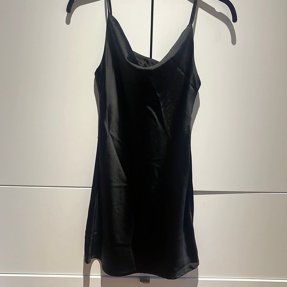 Mini silk dress